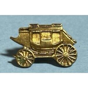 Wells Fargo Stagecoach tie tack / lapel pin